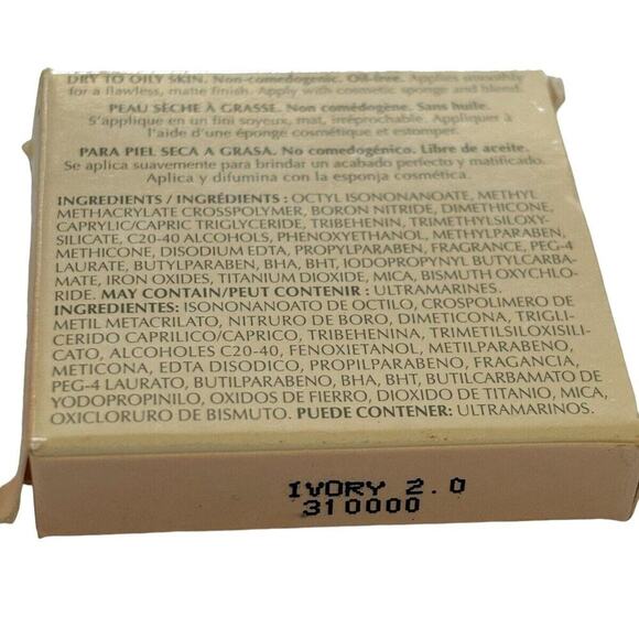 NEW Mary Kay IVORY 2.0 #3100 RARE Creme to Powder Foundation D SHAPE NOS RETIRED - Picture 3 of 5